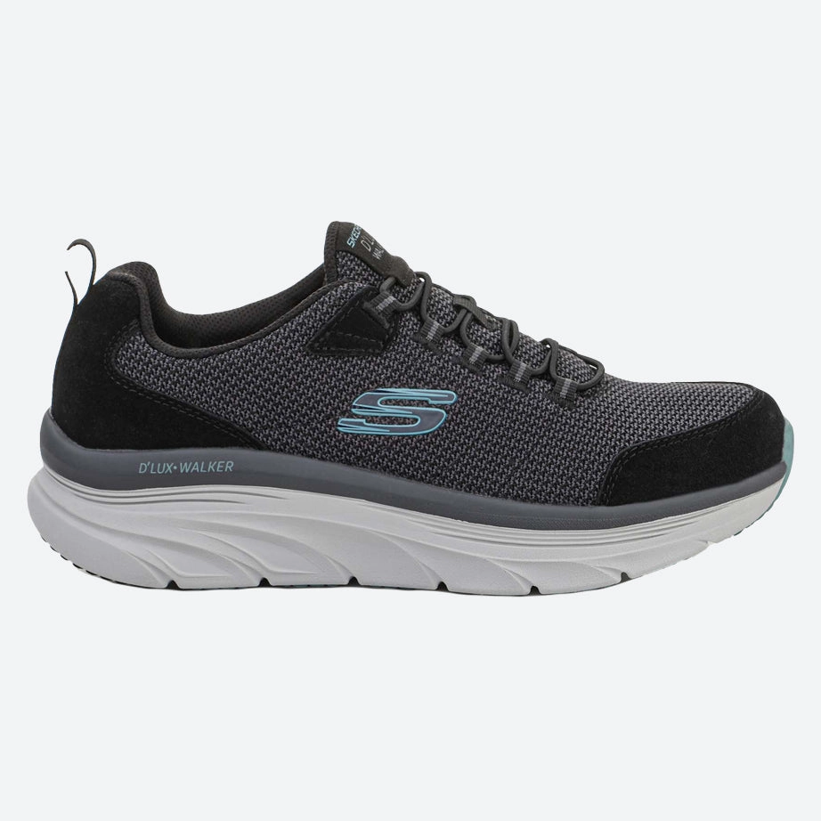 Men's Wide Fit Skechers Bersaga 232263 D'lux Walking Sneakers For Long Distances Best Walking