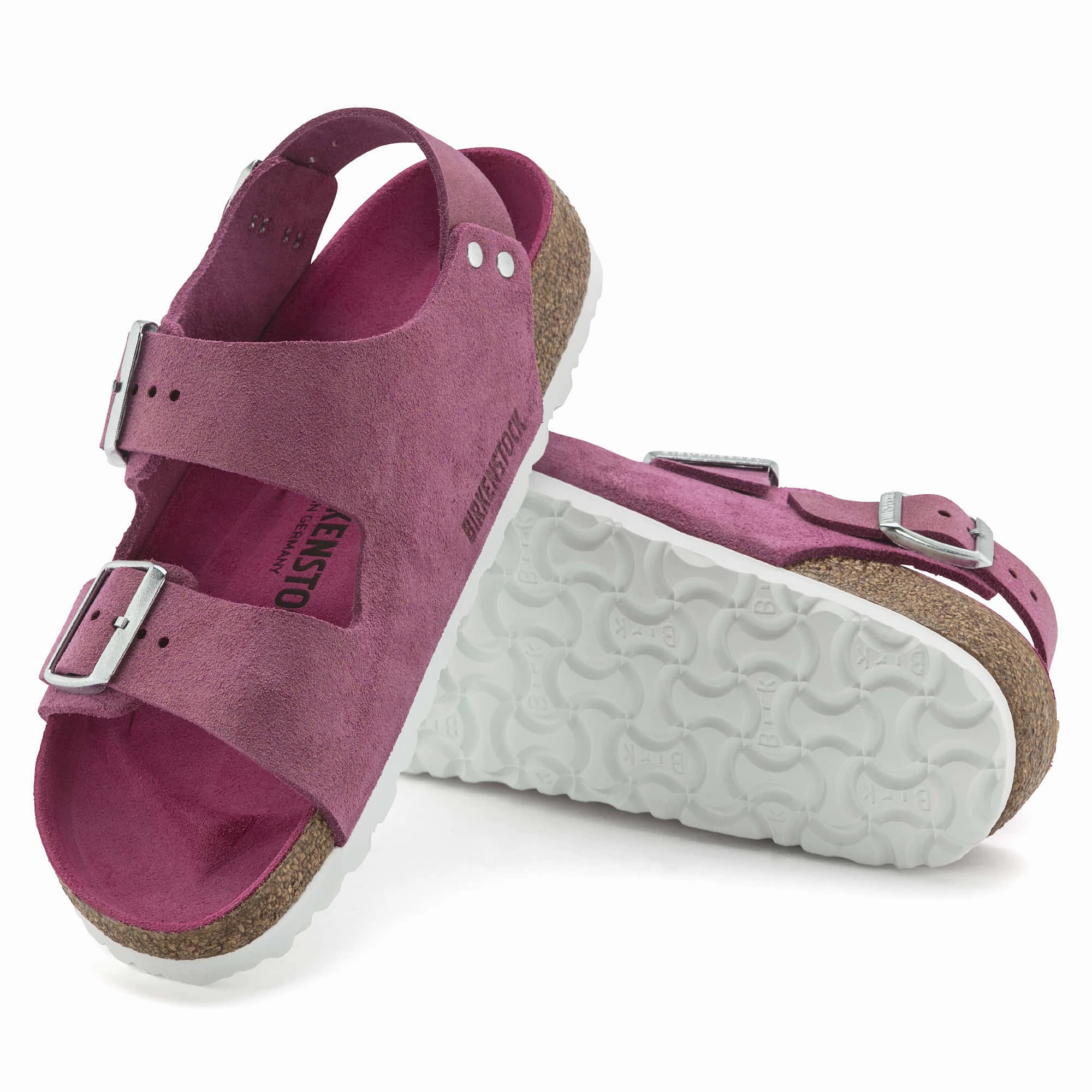 Clog Taupe Milano Suede Leather