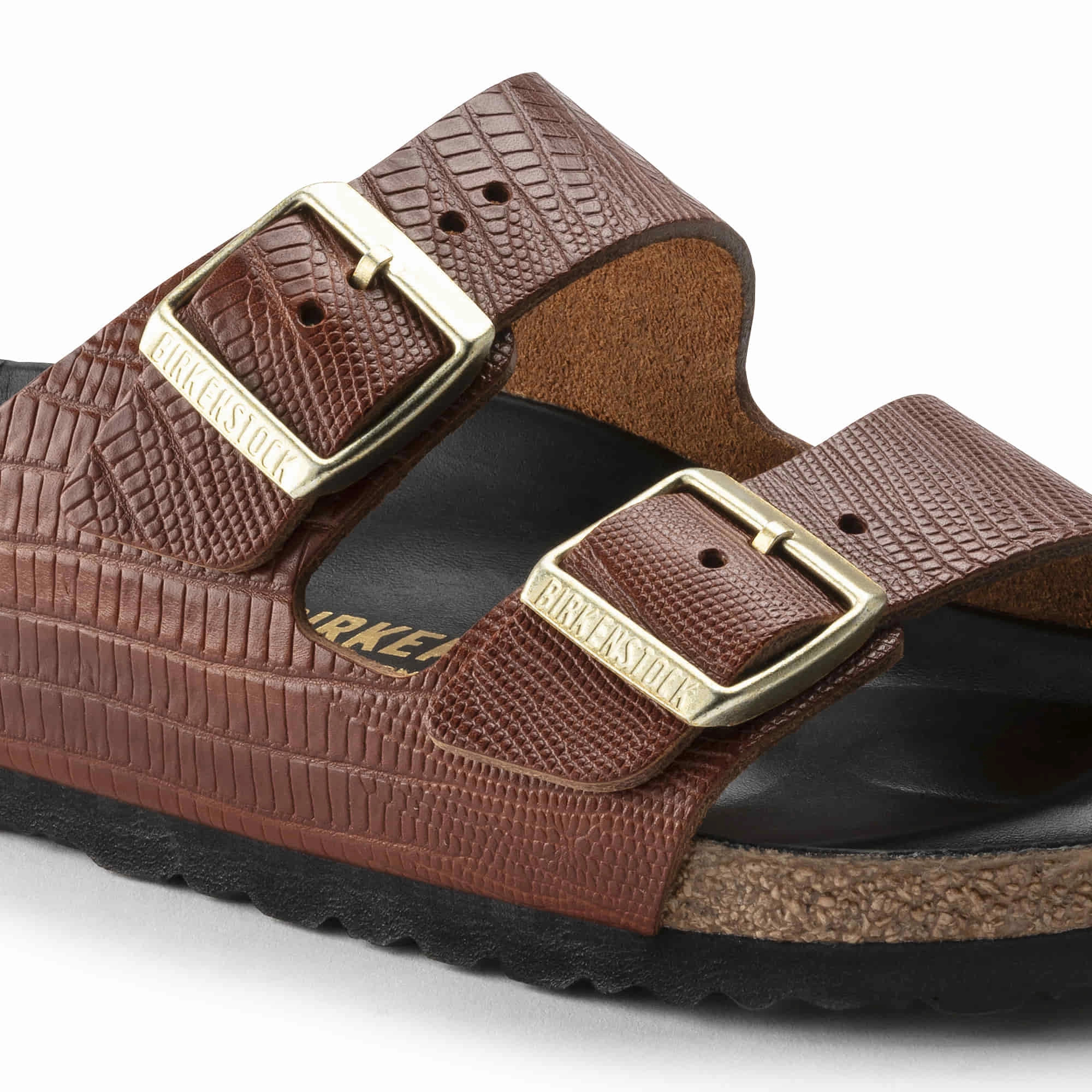 Ladies Size 9 Arizona Embossed Natural Leather