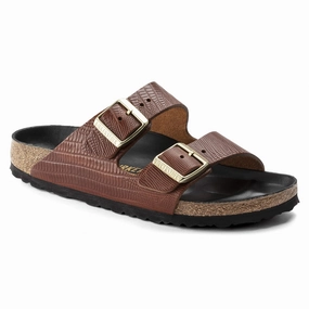 Complete Birkenstock Wilmette Arizona Embossed Natural Leather