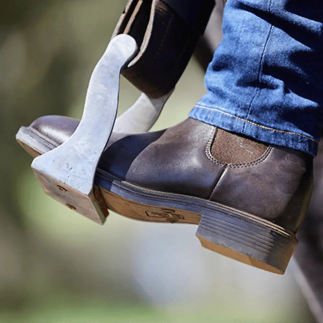 Mongrel Premium Leather Riding Boots - Brown 1809 Work Boots