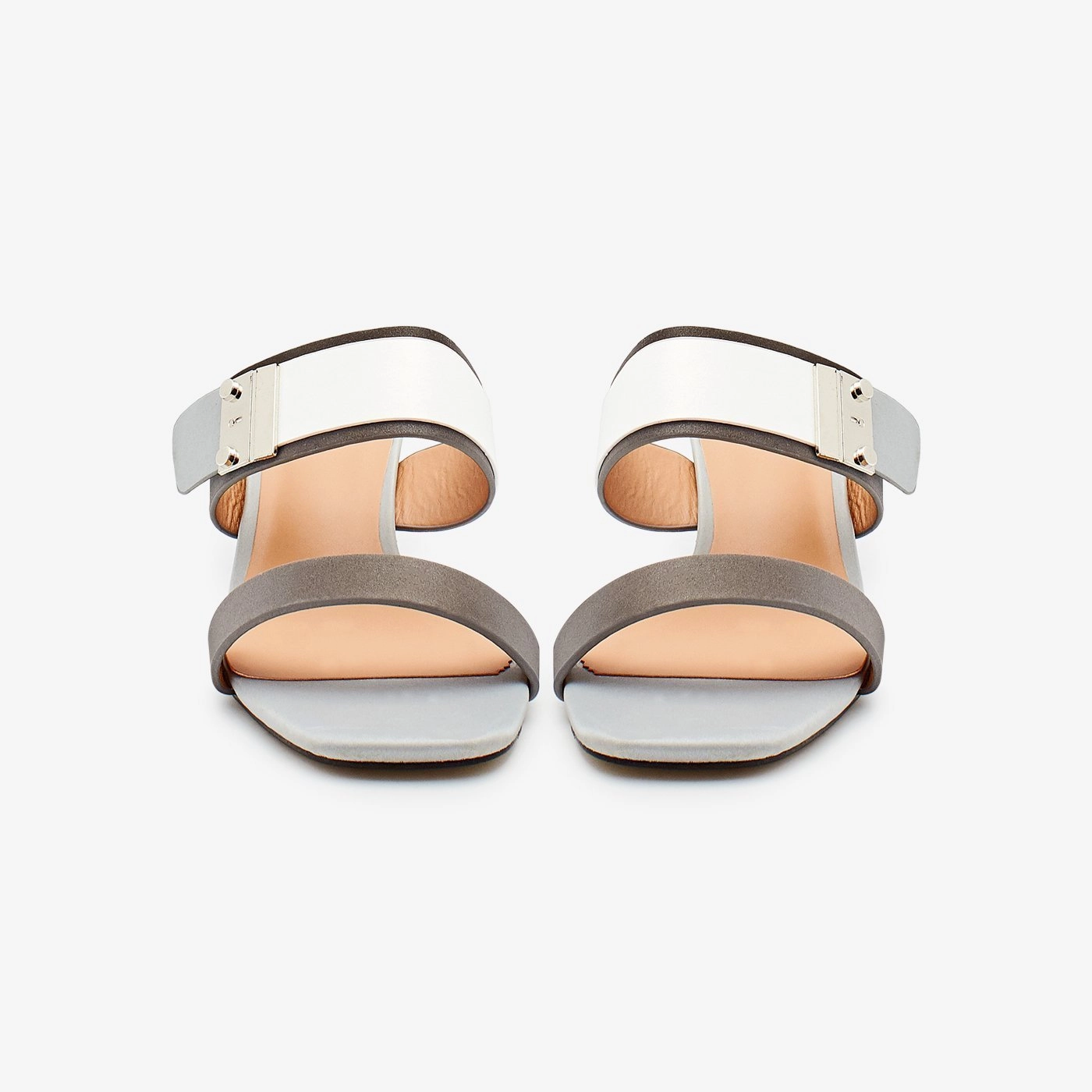 Multi strap Block Heels Leg Warmers High Heels