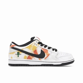 U Of M Nike Shoes Nike SB Dunk Low Raygun Tie-Dye White