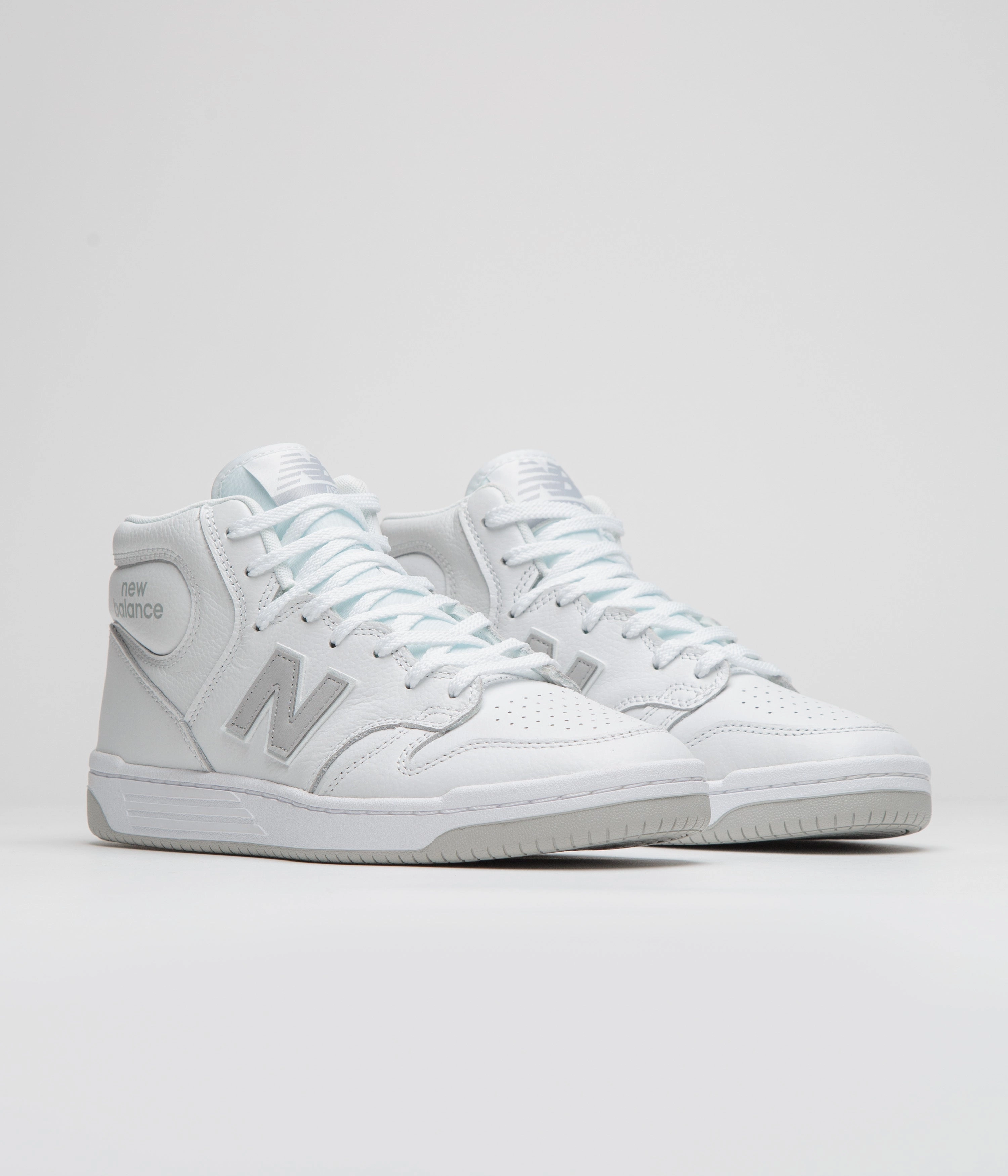 New Balance Sneaker New Balance Numeric 480 Hi Shoes - White / Grey