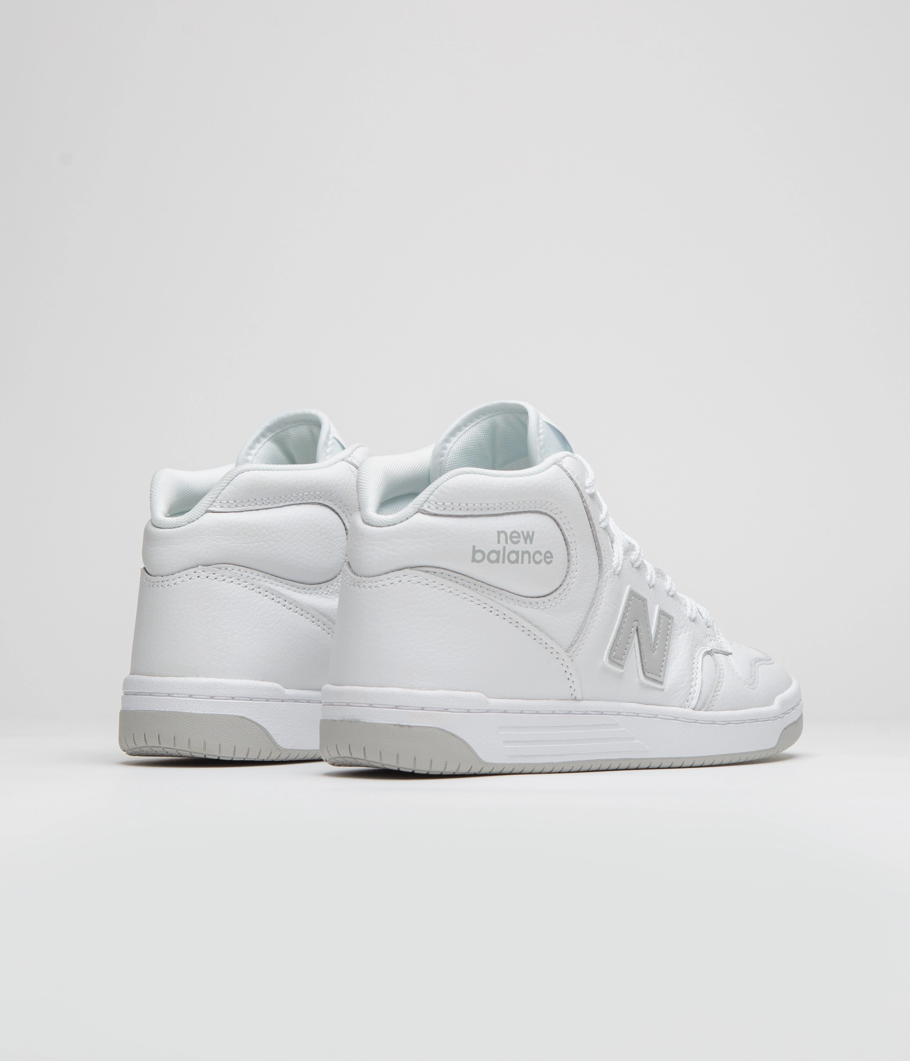 New Balance Numeric 480 Hi Shoes - White / Grey New Balance Ts2