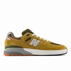 Casual Tactical Shoes New Balance Numeric 933 Andrew Reynolds Skateboard Shoes - Camel With Dark Brown