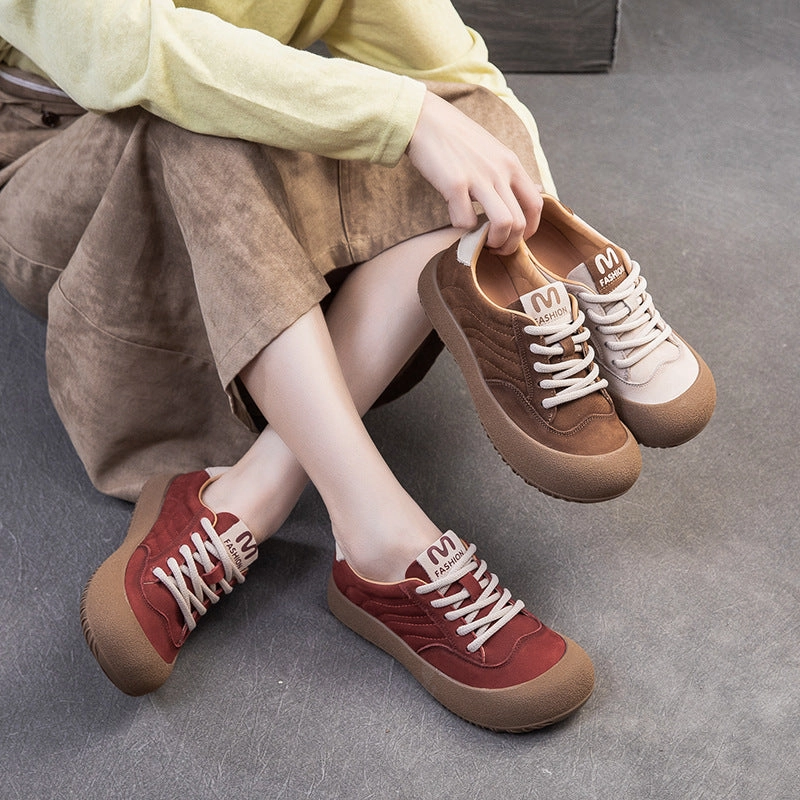 Women's Leather Casual Casual Sneakers Comfort Shoes On Shoes Casual Wear
