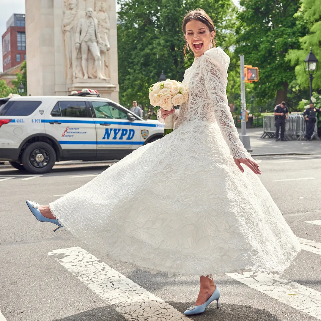 Bootcut Jeans With High Heels NEYA-IVORY