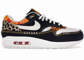 Discounted Nike Shoes Nike Air Max 1 Premium Denim Leopard