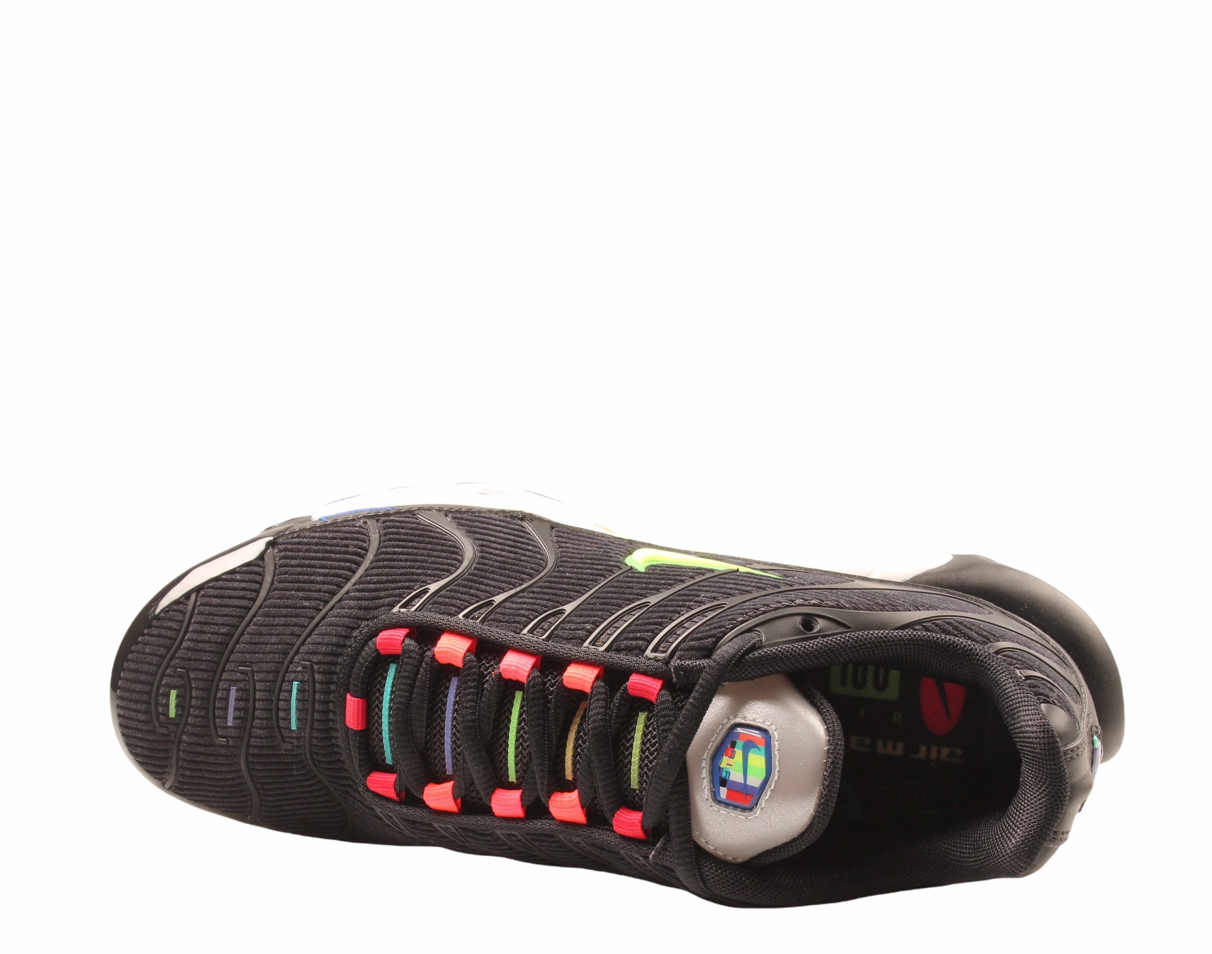 Nike Air Max Plus SE Black/Lemon-Venom-White Men's Running Shoes DA5561-001 Nike Cryoshot Shoes