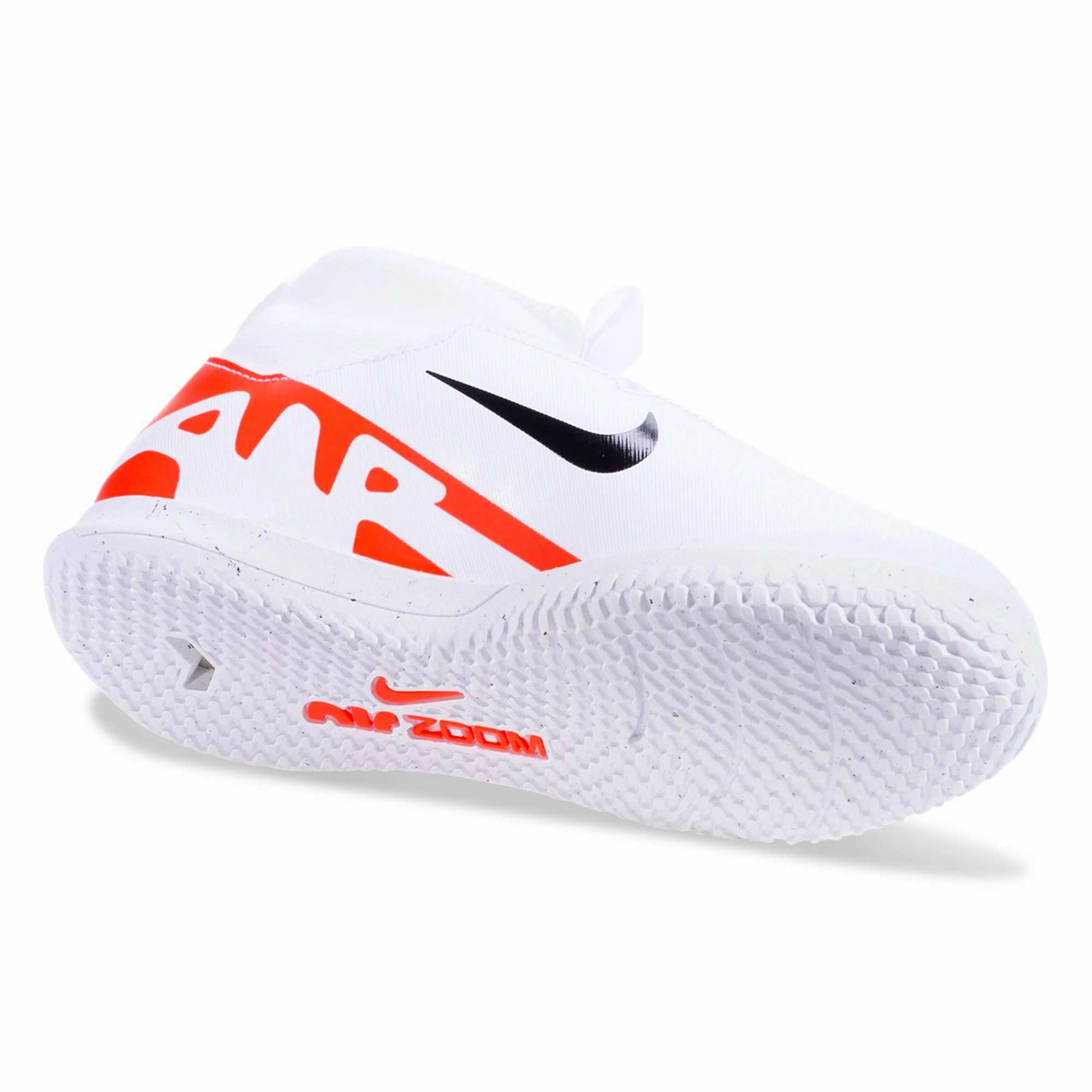 Nike Jr. Zoom Superfly 9 Academy Indoor Soccer Shoes (Bright Crimson/White) Nike Air Jordan Shoes Sale