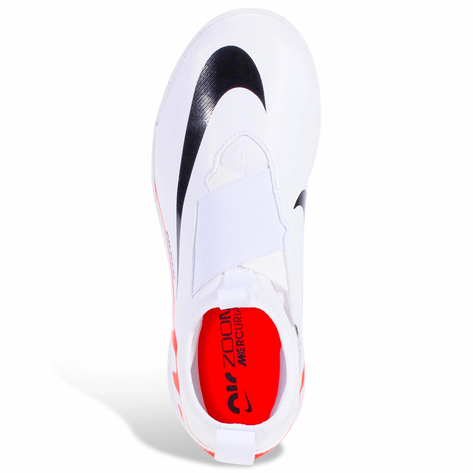 Nike Jr. Zoom Superfly 9 Academy Indoor Soccer Shoes (Bright Crimson/White) Nike And Jordan Shoes