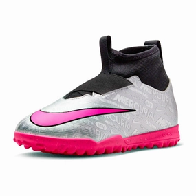 Nike Shoes With Waves Nike Jr. Zoom Superfly 9 Academy XXV Turf Soccer Shoes (Metallic Silver/Hyper Pink)