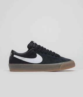Nike Tennessee Volunteers Shoes Nike SB Blazer Low Pro GT Shoes - Black / White - Black - White