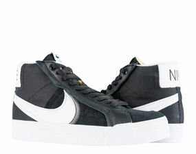 Customize Your Own Shoe Nike Nike SB Zoom Blazer Mid PRM Plus Men's Skateboard Shoes DR9144-001 Black White