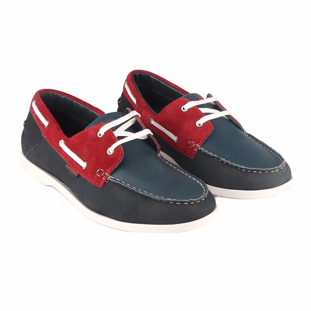 Dr. Martens Mary Jane Casual Shoe Red Chief Blue/Red Formal Shoes for Men RC3800 181