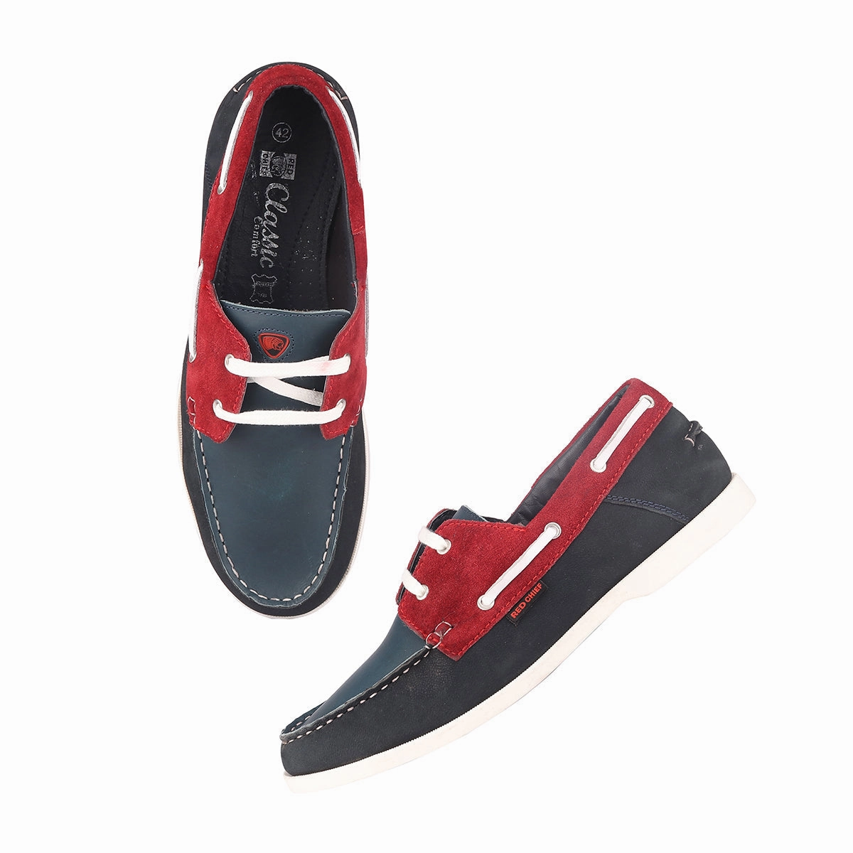 Affordable Casual Shoes Red Chief Blue/Red Formal Shoes for Men RC3800 181