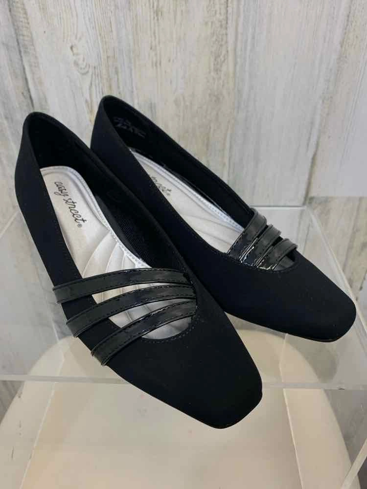 NWT EASY STREET SHOES Shoe Size 7 Black HEEL Shoes Modern Casual Shoes