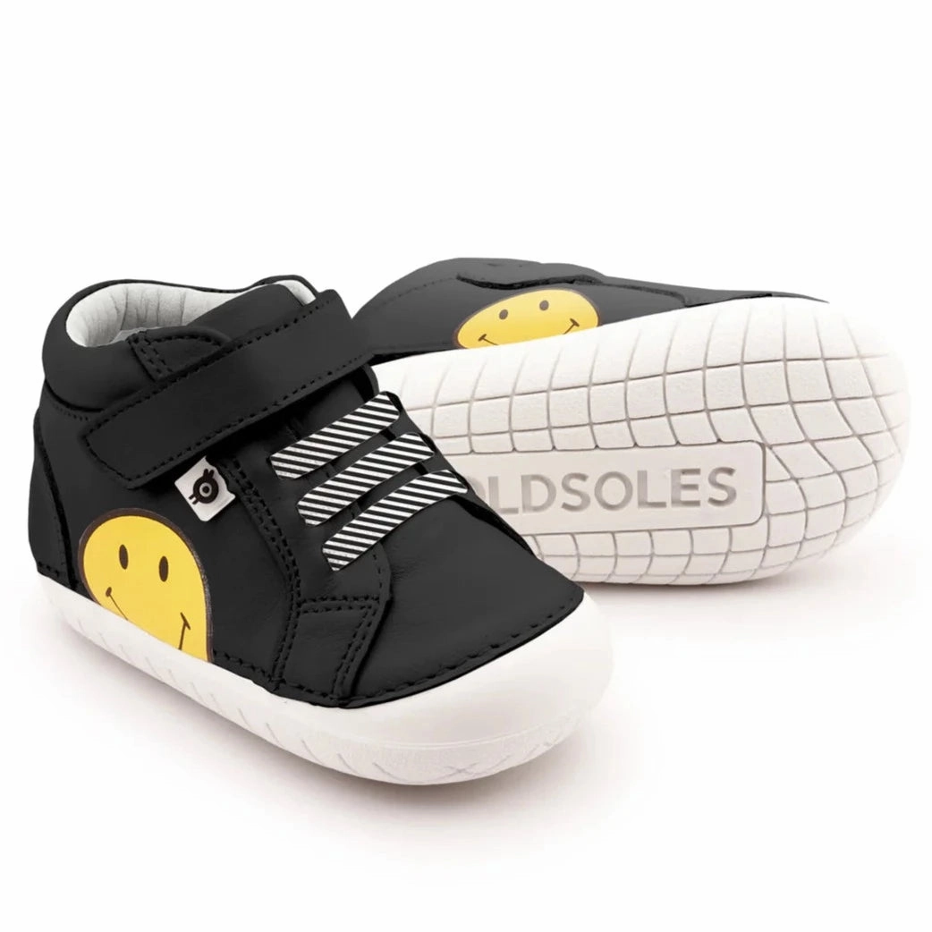 Originals Samba Xlg Casual Shoes Old Soles Boy's & Girl's 4093 Smiley Pave Casual Shoes - Black