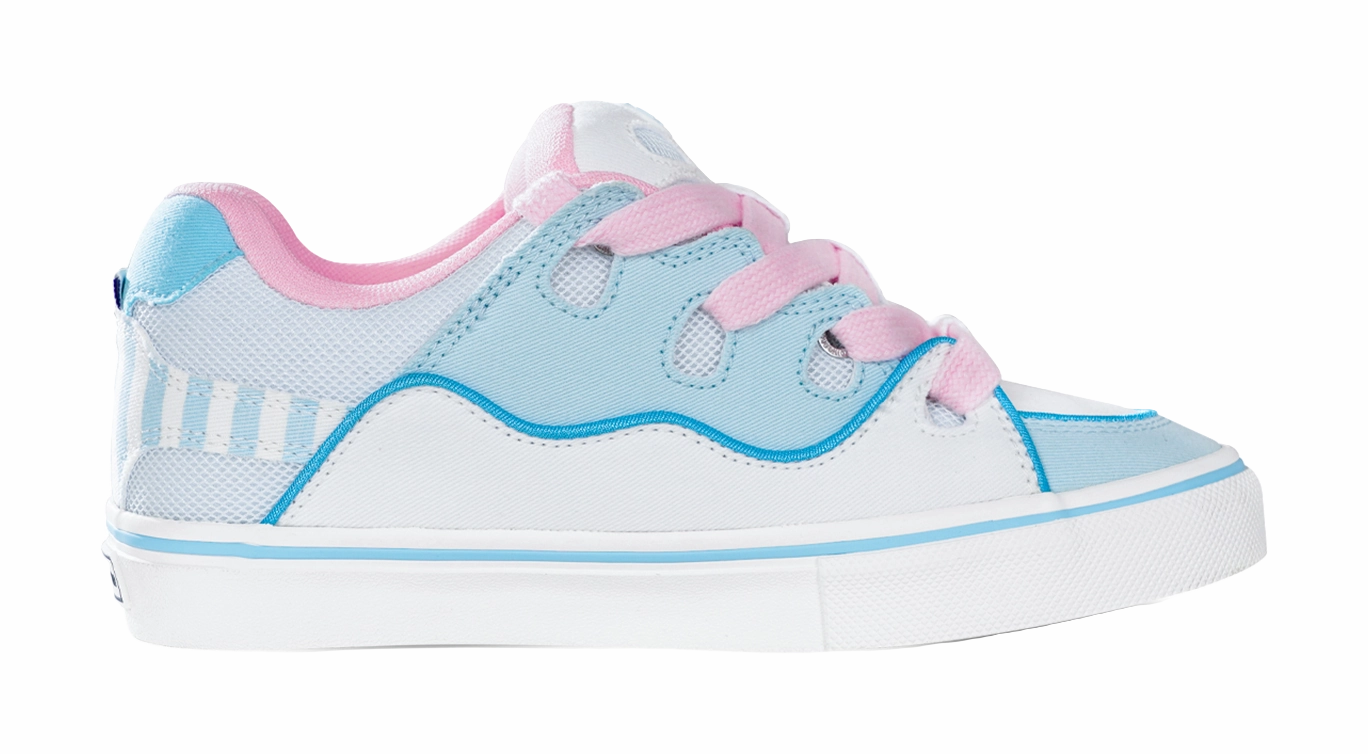 Ollieskate Abrasion Resistant Balance Lightweight Low Top Skateboard Shoes Unisex White Blue Pink Casual Shoes To Wear With Straight Leg Jeans