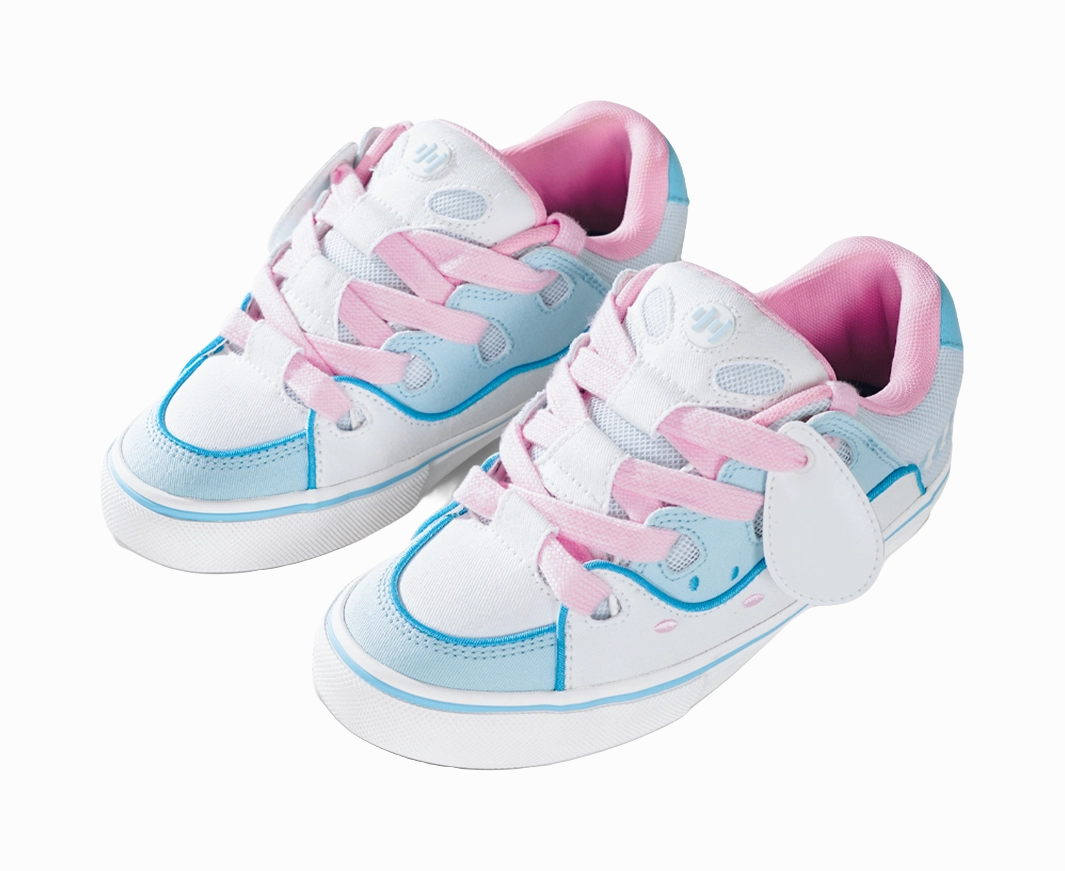 Casual Work Dress Shoes Ollieskate Abrasion Resistant Balance Lightweight Low Top Skateboard Shoes Unisex White Blue Pink