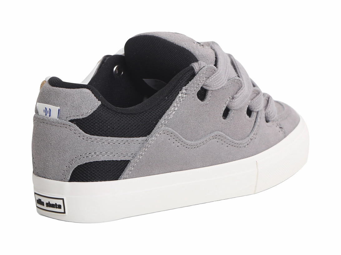 Synthetic Leather Casual Shoes Ollieskate Low top Skateboard Shoes Unisex Dark Gray