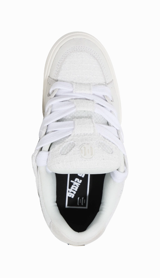 Latest Trendy Casual Shoes Ollieskate Skateboard Shoes Unisex White