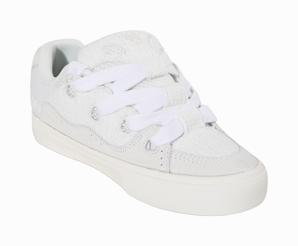 Wearing Dress Shoes Casually Ollieskate Skateboard Shoes Unisex White