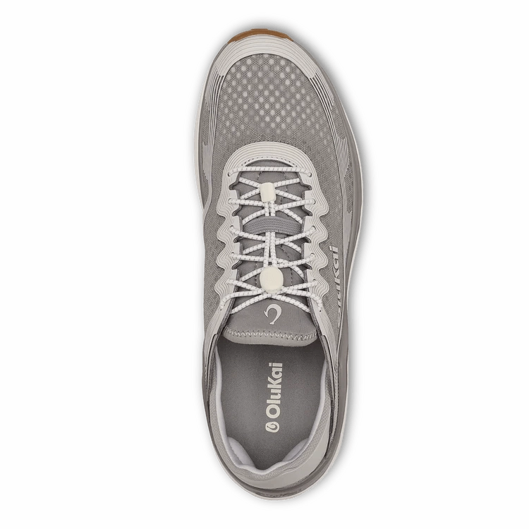 Olukai Men's 'Ahi Ash/Sterling Wear Golf Shoes Casually