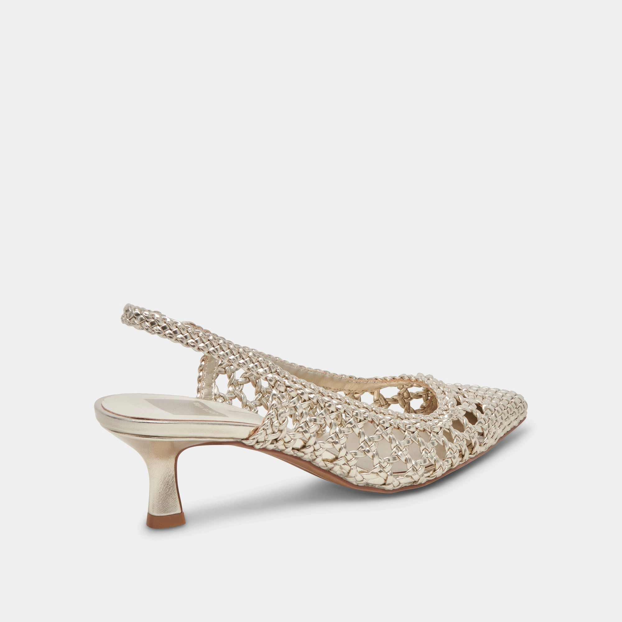 OLYMPA HEELS LIGHT GOLD METALLIC STELLA Dominatrix In High Heels