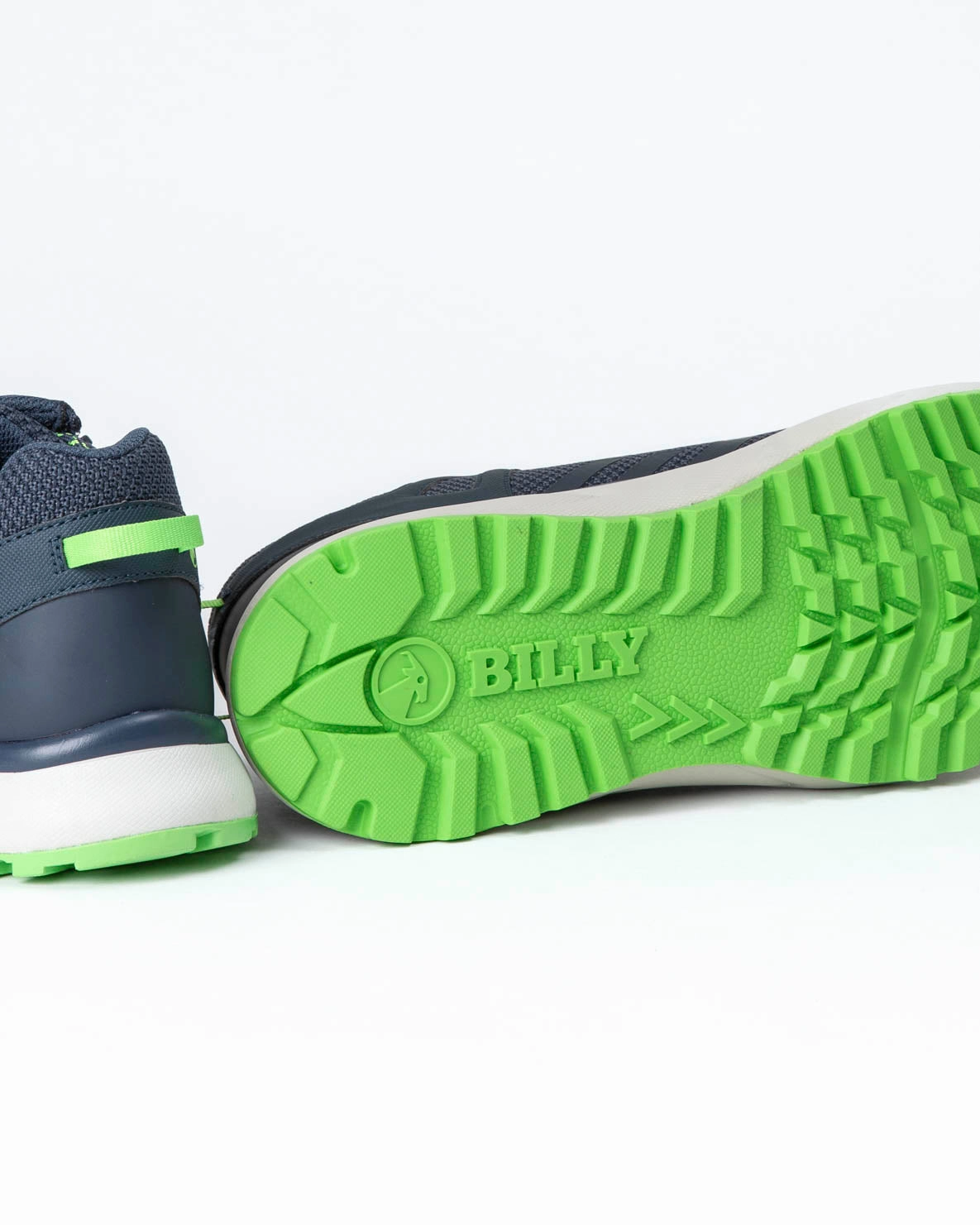 Inclusion Trail (Mens) - Navy/Green Trail V1 Running Shoe