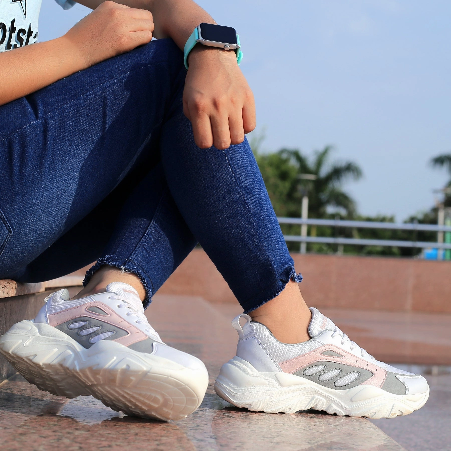 Bacca Bucci EMMA Low-top Platform Fashion Sneakers For Women | StreetWear Chunky Sneakers Most Comfortable Shoe For Walking