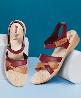 Paragon Women's Trendy Wedge Heel Sandals with Cushioned Sole and Sturdy Construction for Everyday Use Sandals With Bottle Opener