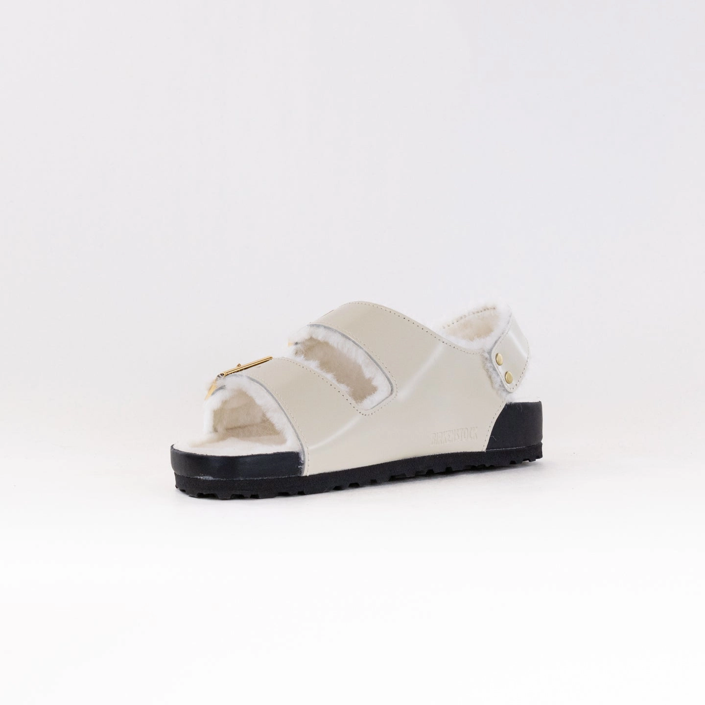 Birkenstock Milano Shearling - High-Shine Ecru Dillards Clogs