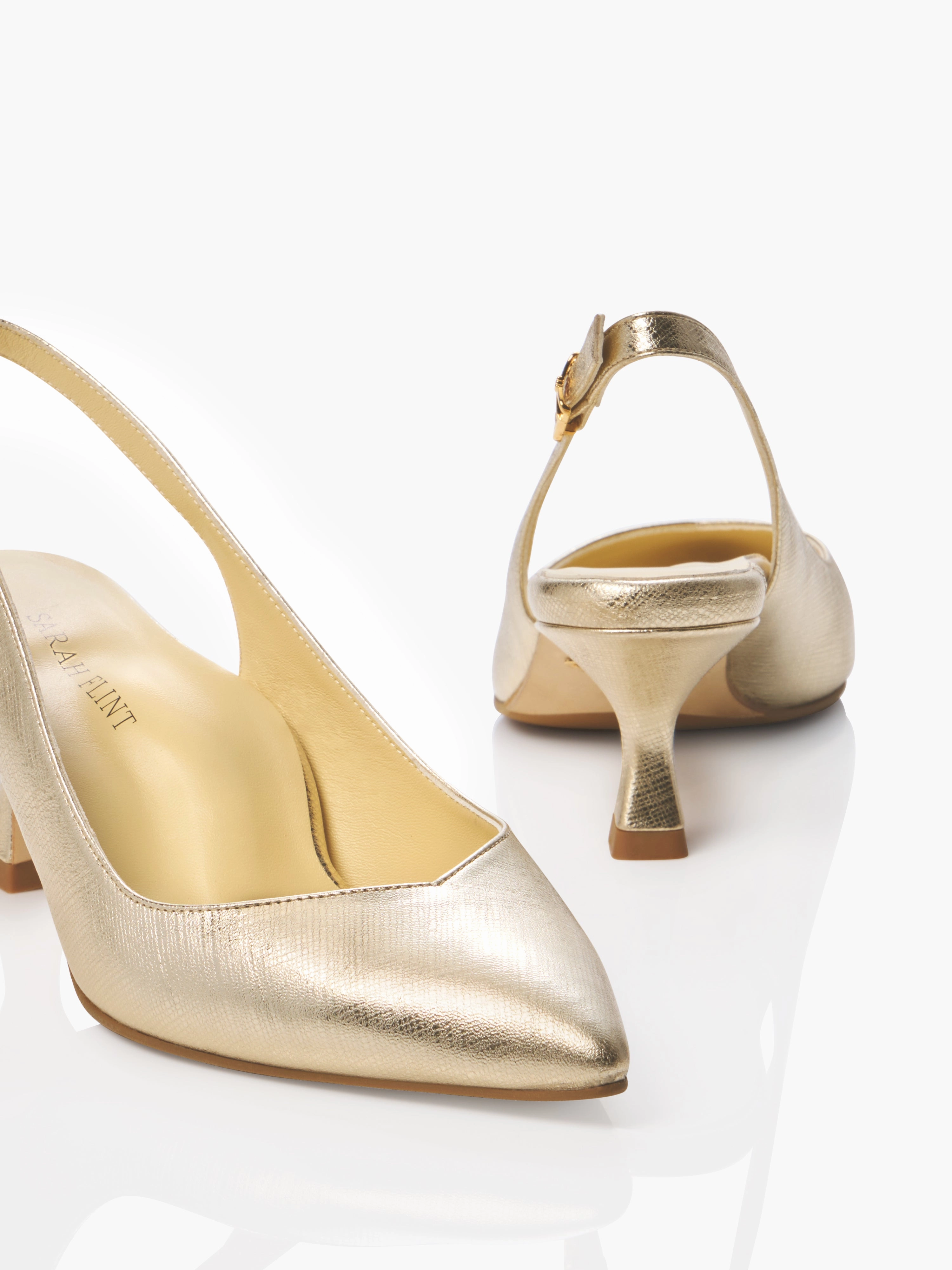 Lucite High Heels Perfect Kitten Sling 50