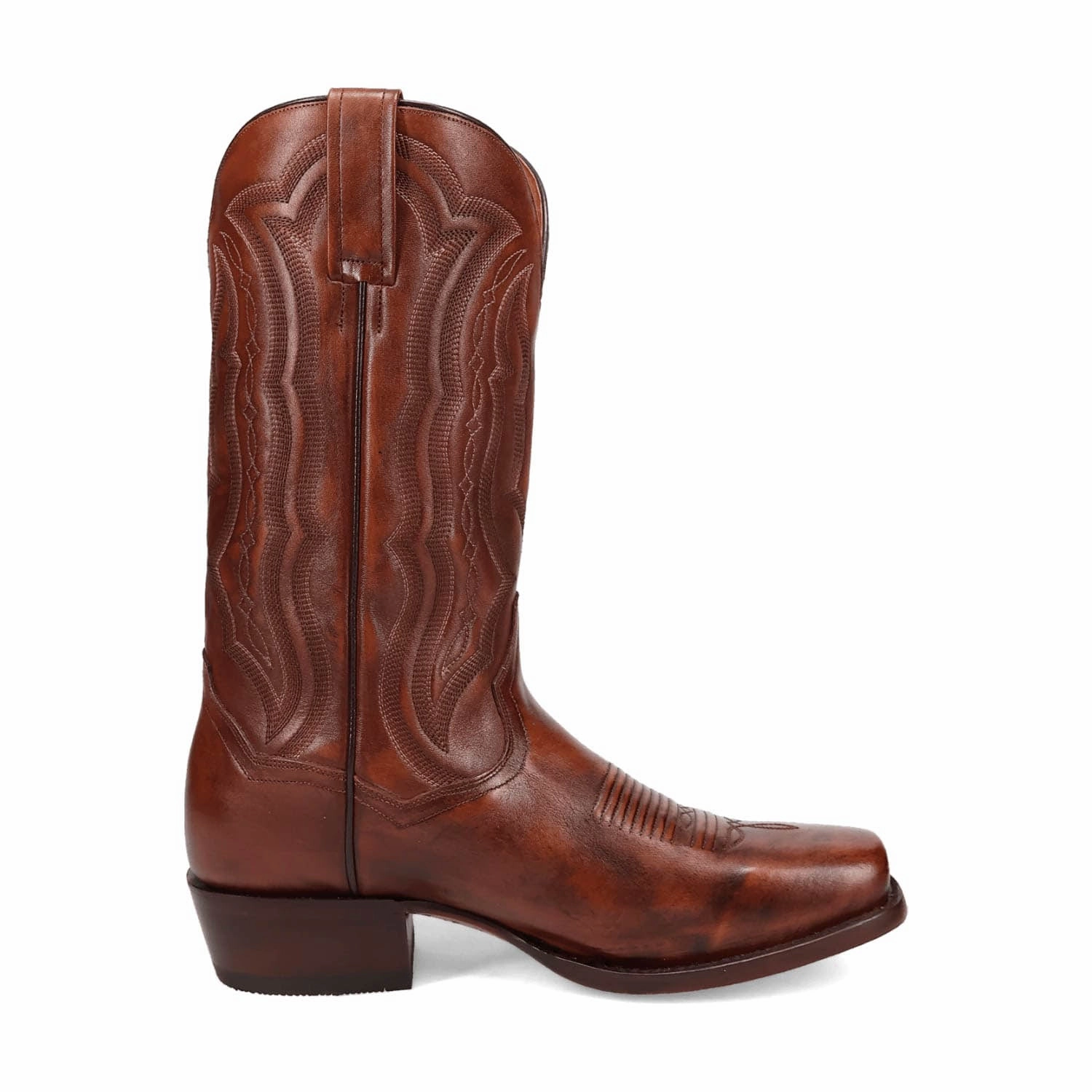 Dan Post Mens Wade Honey Leather Cowboy Boots Utility Work