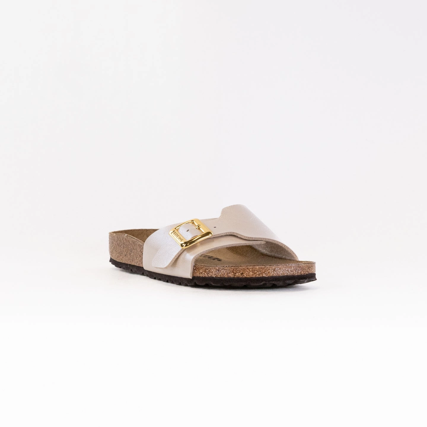 Sandals Buckle Birkenstock Limted Edition Catalina Luxe Buckle (Women's) - Graceful Pearl White