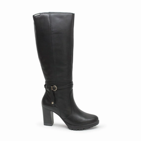 Over Knee High Boot Pikolinos Connelly W7M-9584 Leather Women's Knee high Black Boots
