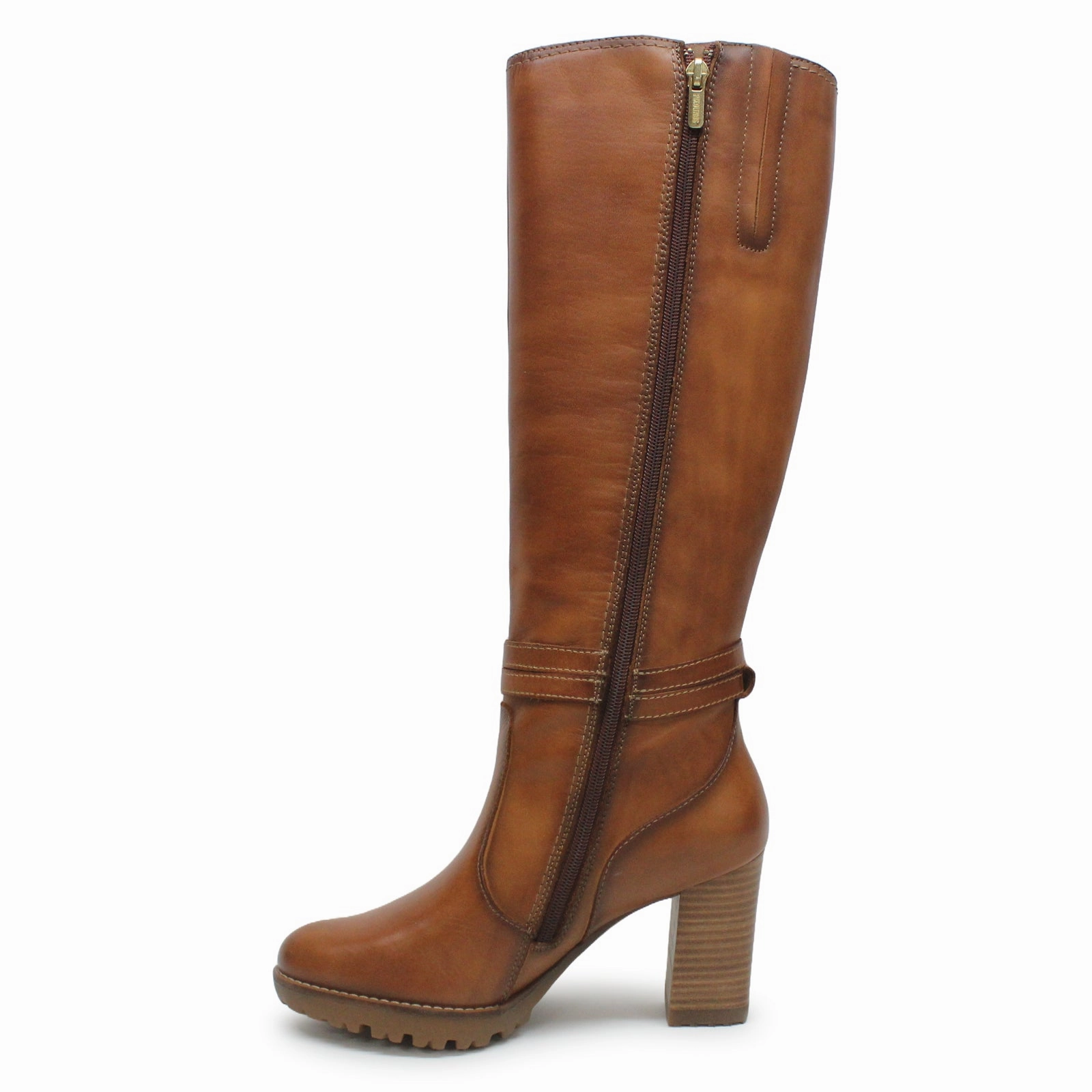 Soyer Knee High Boot Pikolinos Connelly W7M-9584 Leather Women's Knee high Brandy Boots