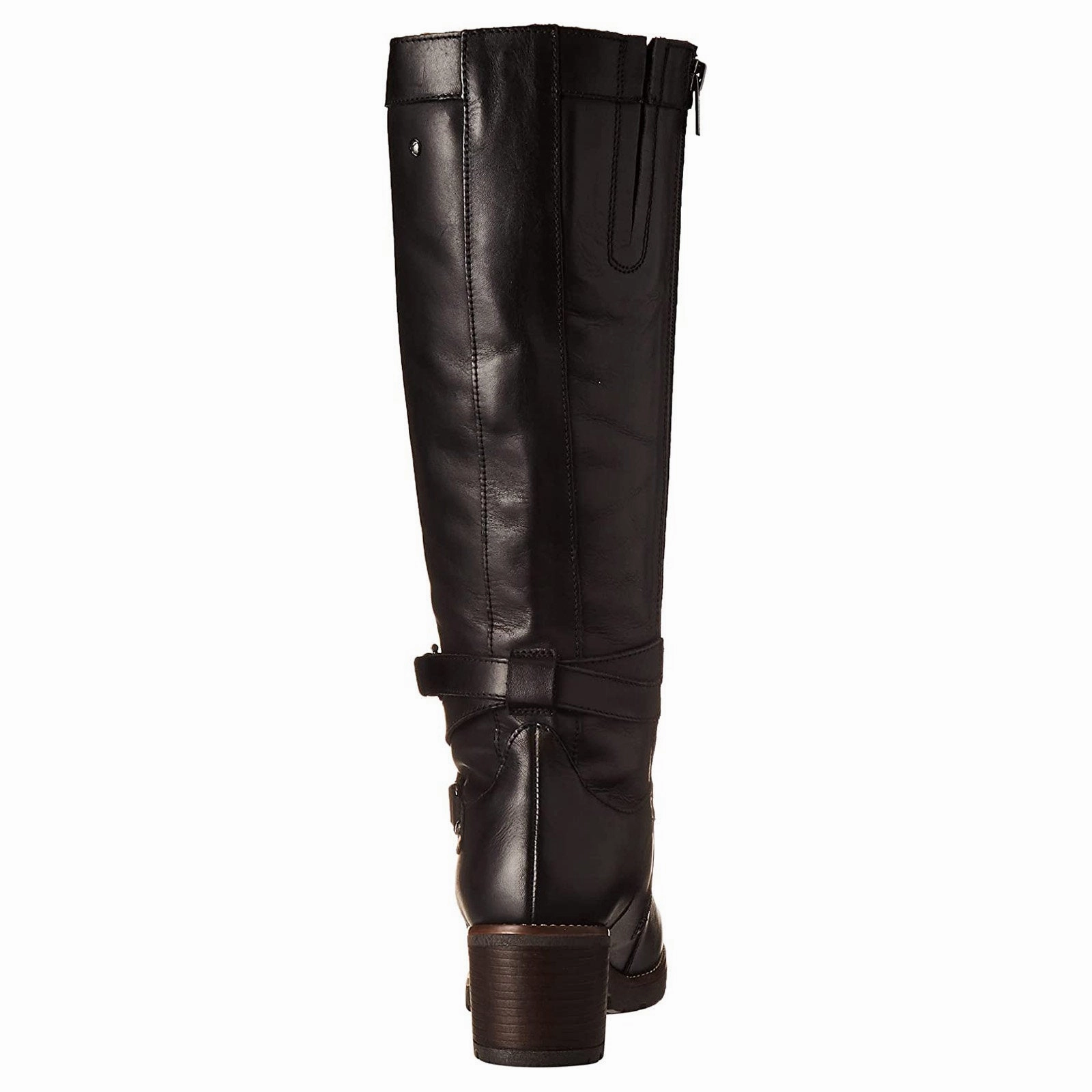Knee High Medieval Boots Pikolinos Llanes Calfskin Leather Women's Zip Up Stack Heeled Knee High Boots