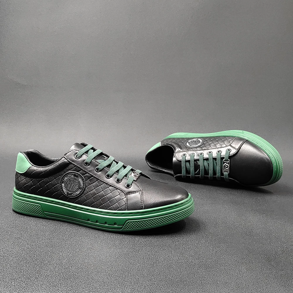 Soft Style Shoes Flats Men Leather Fashion Leather Flat Casual Shoes