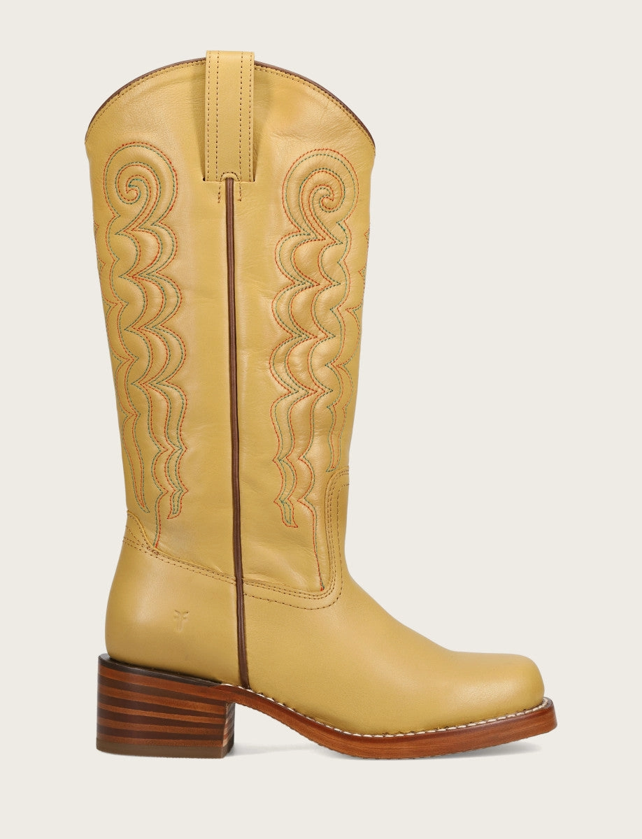 Campus Deco Stitch Knee High Fold Over Boot