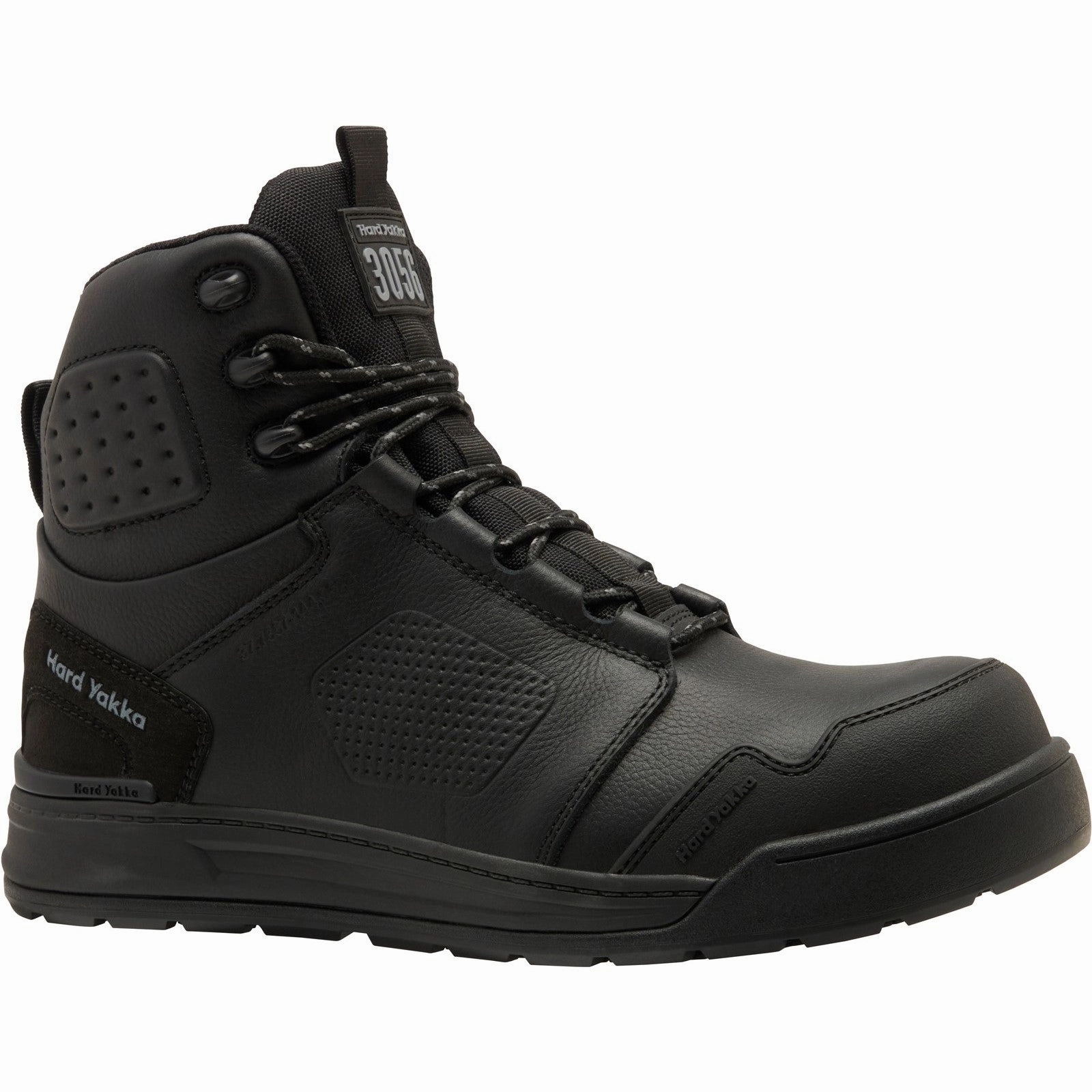 Hard Yakka 3056 Waterproof S7 Work Boots - BLACK Composite Toe NULL