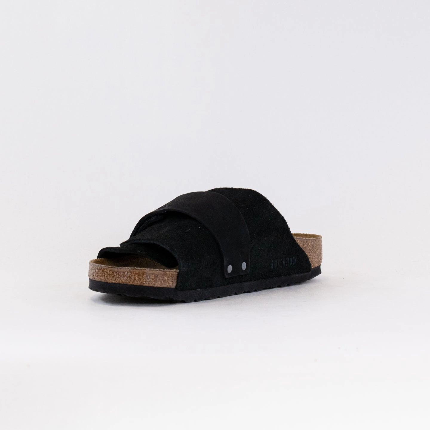 Clog Styles Birkenstock Kyoto (Men's) - Black Nubuck/Suede Leather