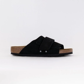 Birkenstock Kyoto (Men's) - Black Nubuck/Suede Leather Steel Toe