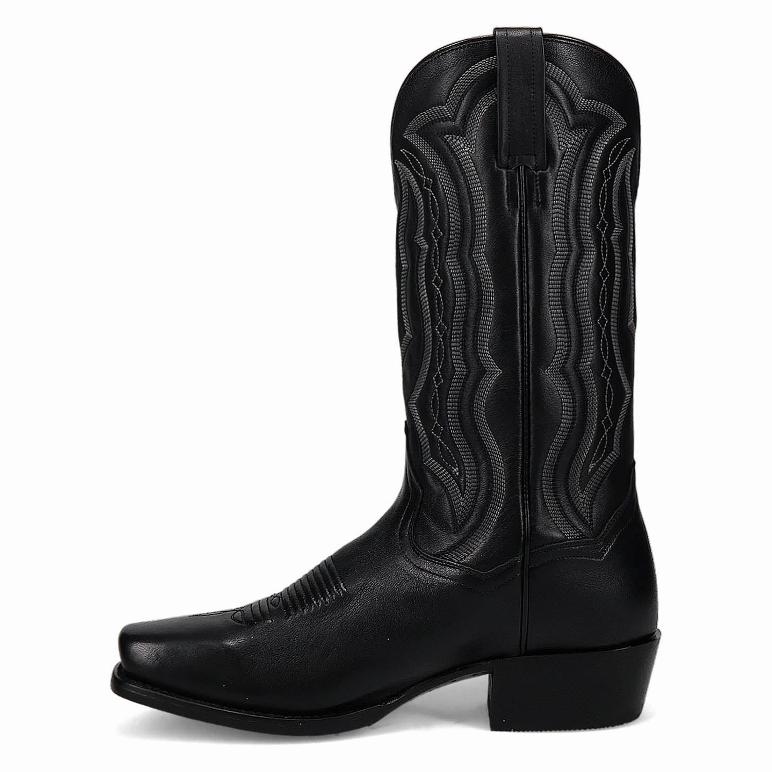 Star Western Boots Dan Post Mens Wade Black Leather Cowboy Boots