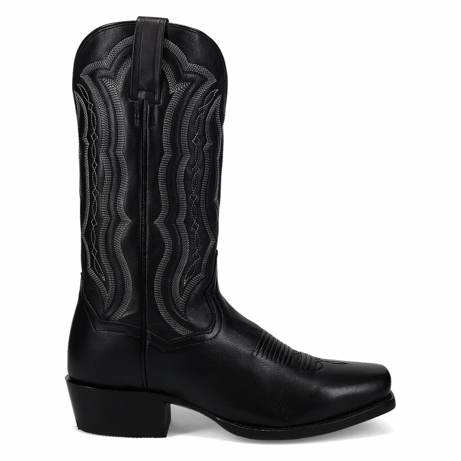 Alexander Horse Boots Dan Post Mens Wade Black Leather Cowboy Boots