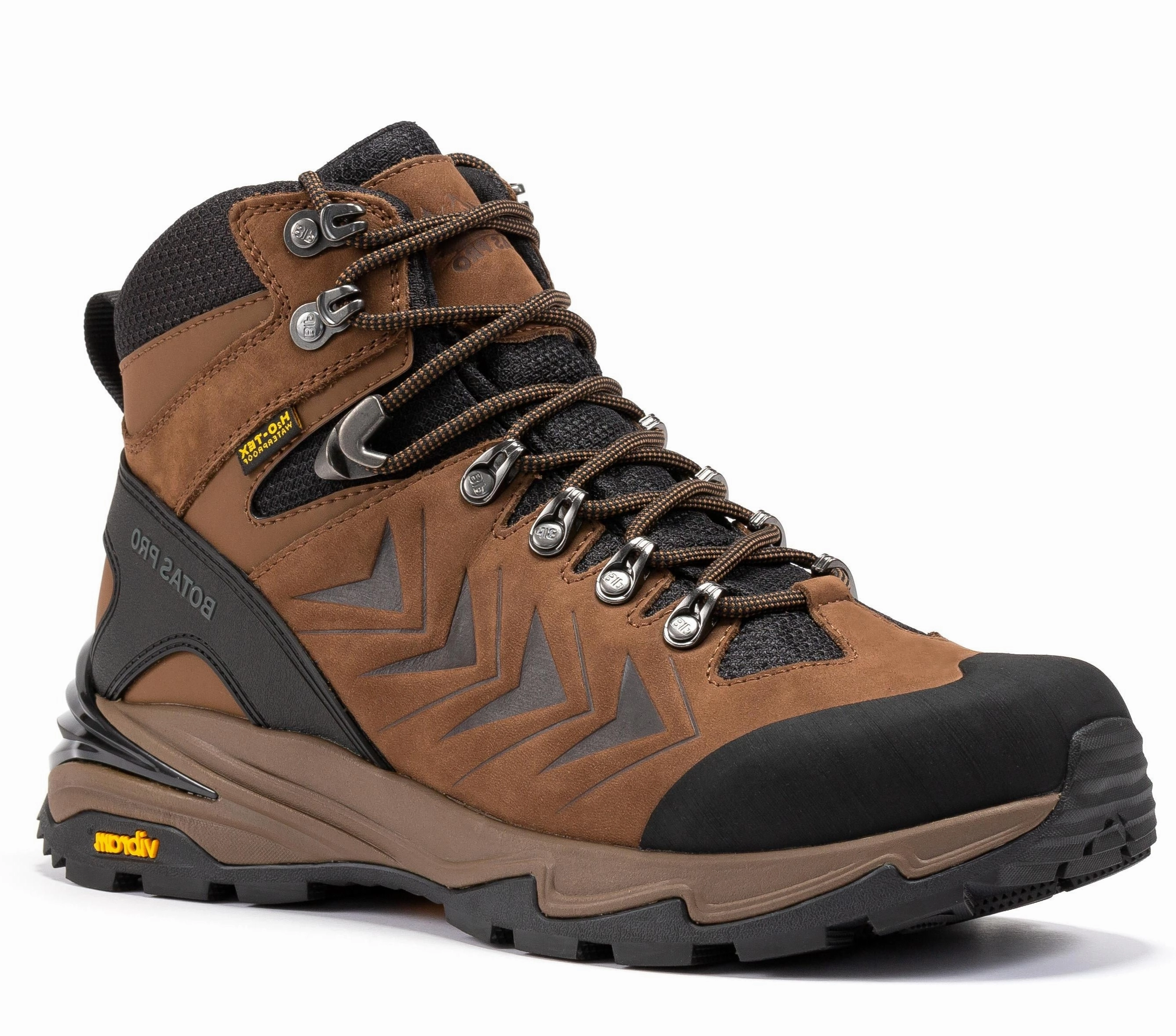 Salomon Quest 4d 2 Gore Tex Hiking Boots Botas Pro Brown 6 Inch Waterproof Hiking Boots with VIBRAM Traction Lug Outsole  BP22121