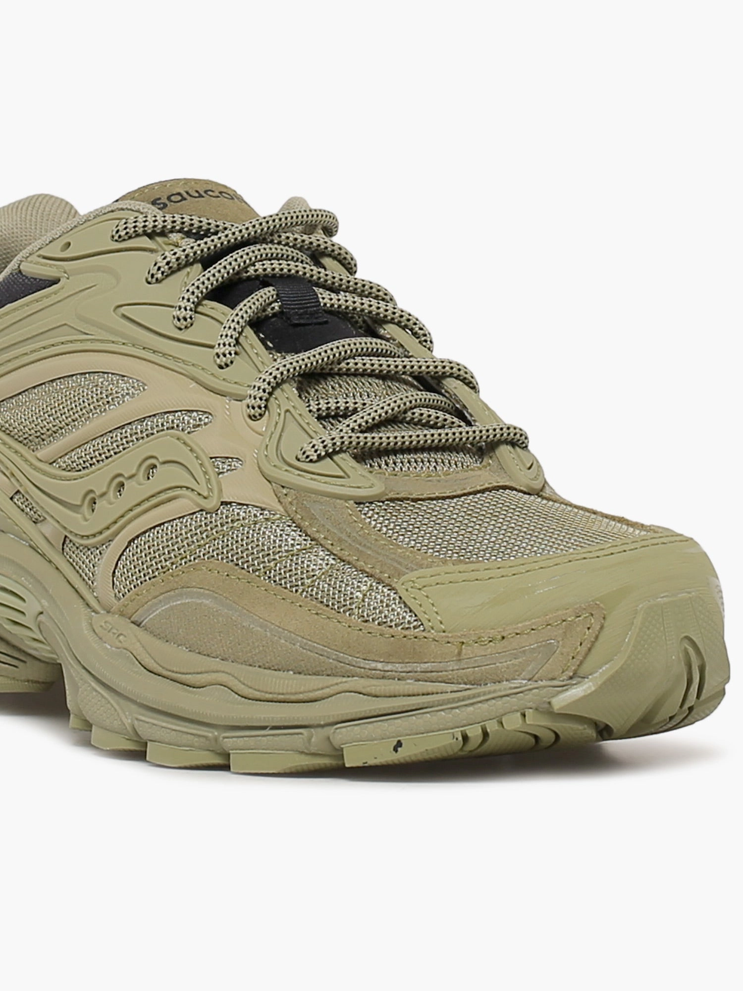 Progrid Omni 9 Green Mesh Flat Shoes With Small Heel