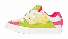 Big Kids' New Balance 9060 Casual Shoes Ollieskate Slip Resistant, Abrasion Resistant, And Balanced Low top Skateboard Shoes Unisex White Yellow Green